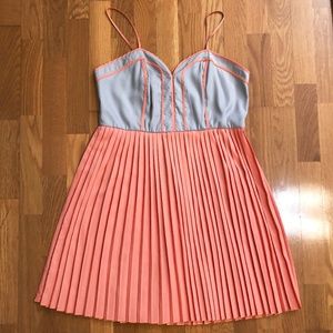 Bar III Pleated summer dress L